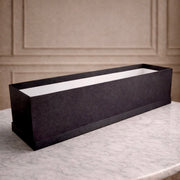 Caja para Flores Rectangular Negro