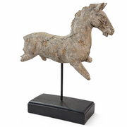 Caballo Antiguo Con Pedestal
