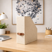 Revistero  premium para oficinas elegantes en color Arena