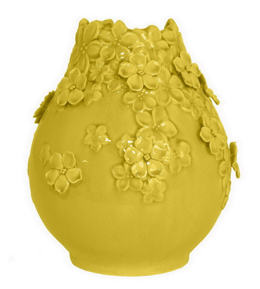 Jarrón cerámica Amarillo