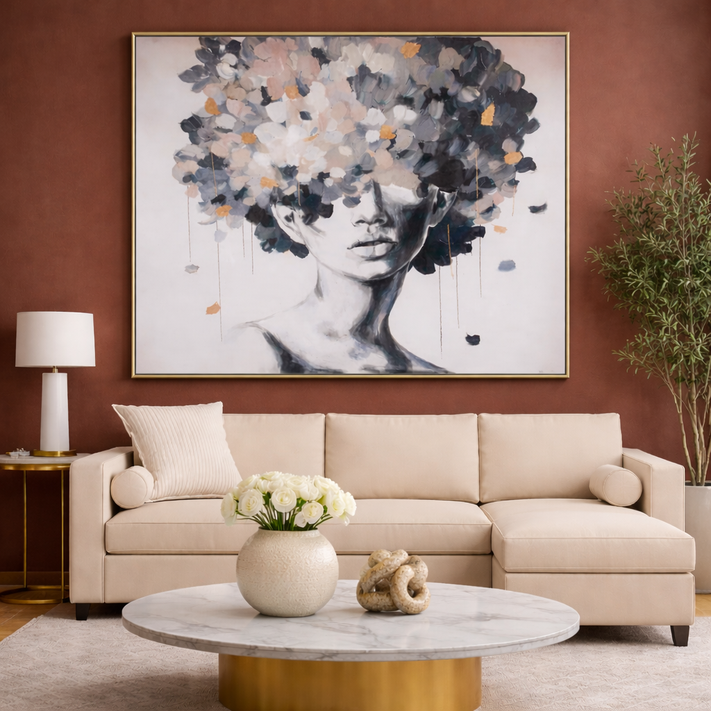 Cuadro Idilio 1.20 x 1.20