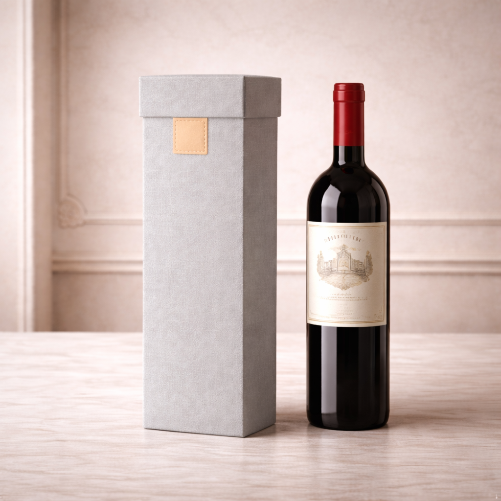 Caja para 1 botella con Herraje