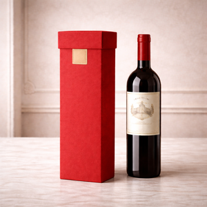 Caja elegante para 1 botella con Herraje