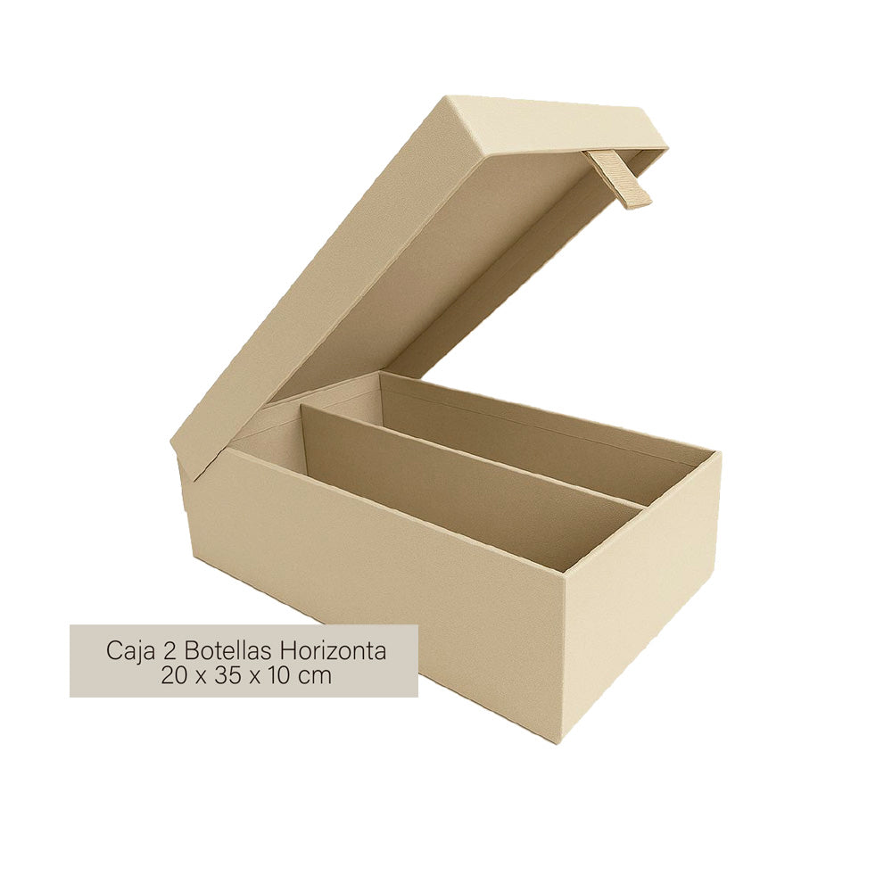 Caja para 2 botellas Horizontal