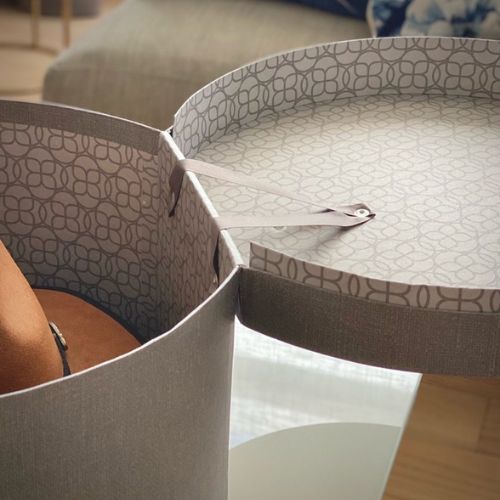 Caja de viaje para sombreros