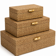 Caja de bejuco con herraje