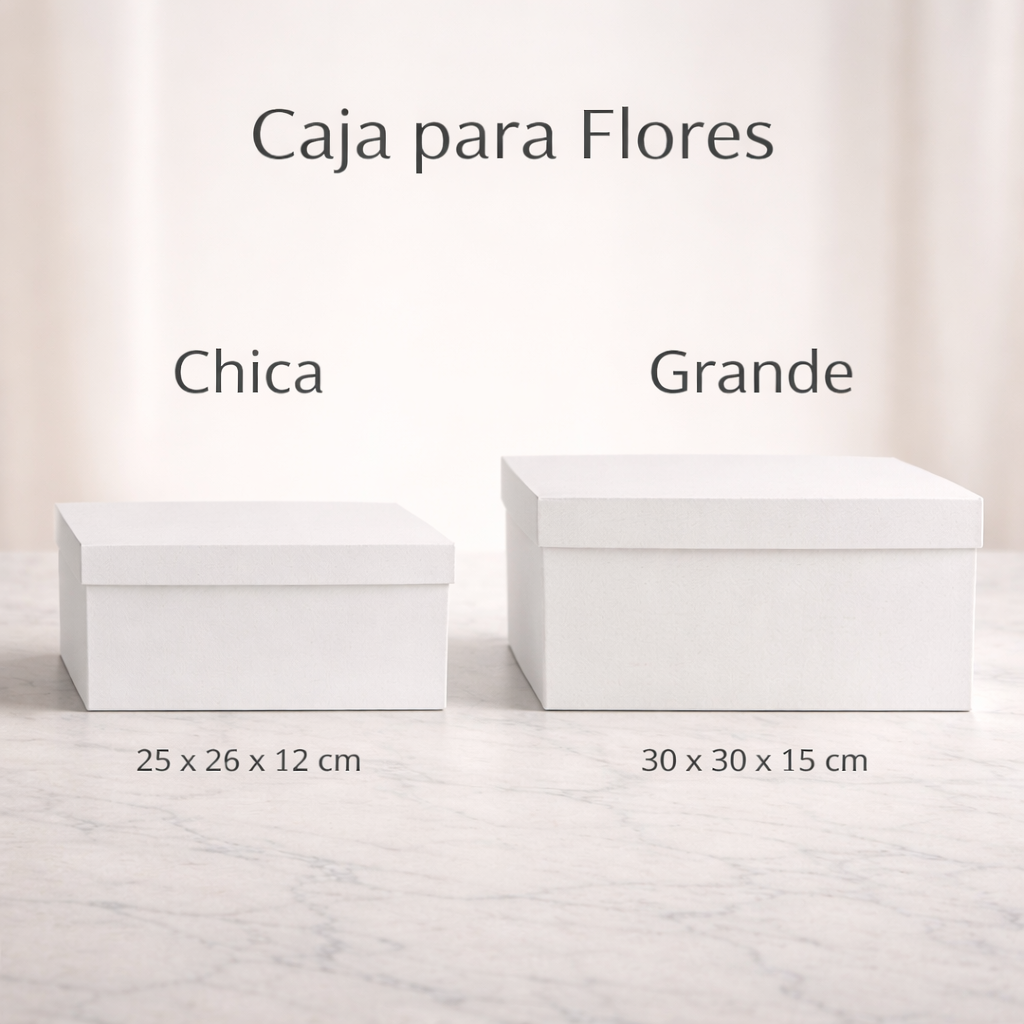 Caja Elegante para Flores | Caja de Lujo para Arreglos Florales Negro