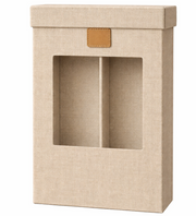 Caja 2 botellas con ventana