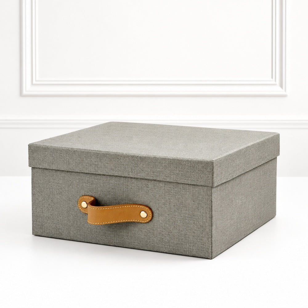 Caja Organizadora en color Gris Lino