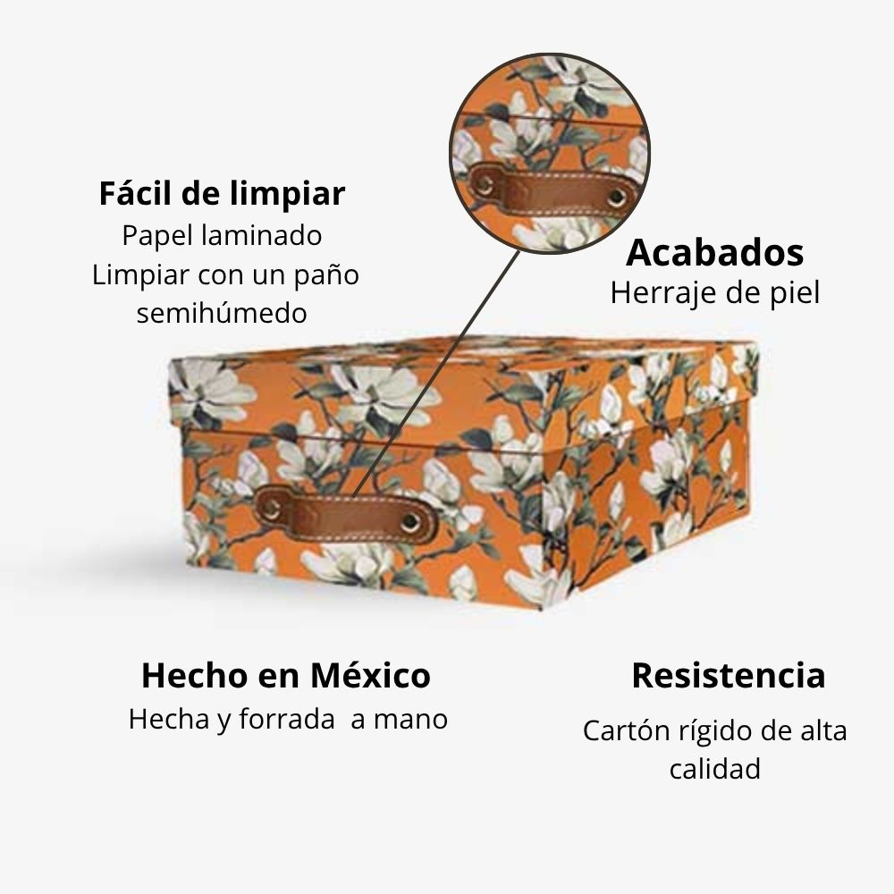 Caja organizadora para closet Magnolia Mud