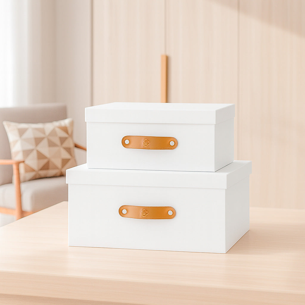 Set de 2 cajas organizadoras