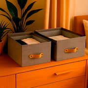 Set de 2 cajas organizadoras