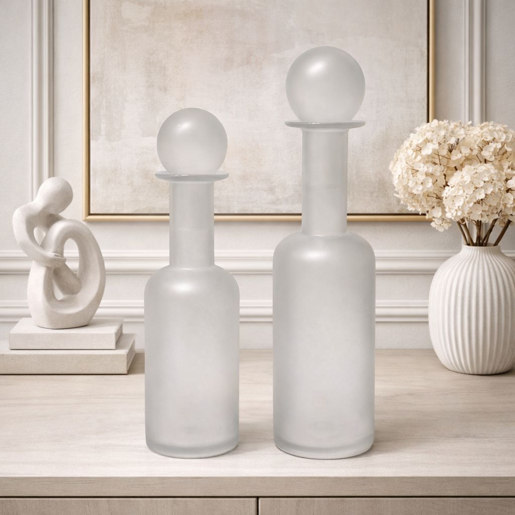 Jarron de cristal Orbe Chico