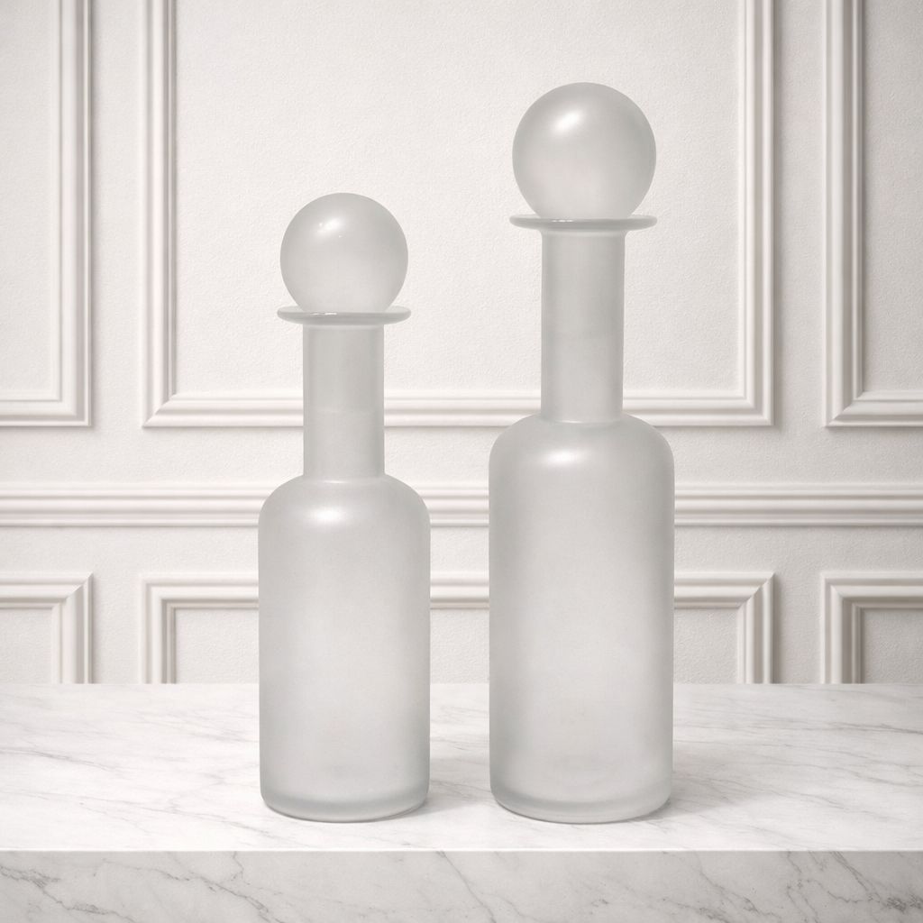 Jarron de cristal Orbe Chico