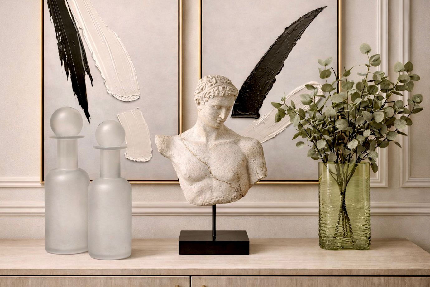 Jarron de cristal Orbe Chico