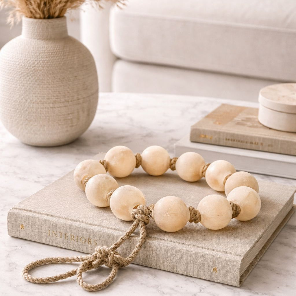 Cadena de Bolitas Madera