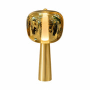 Lampara de Cristal Dorada