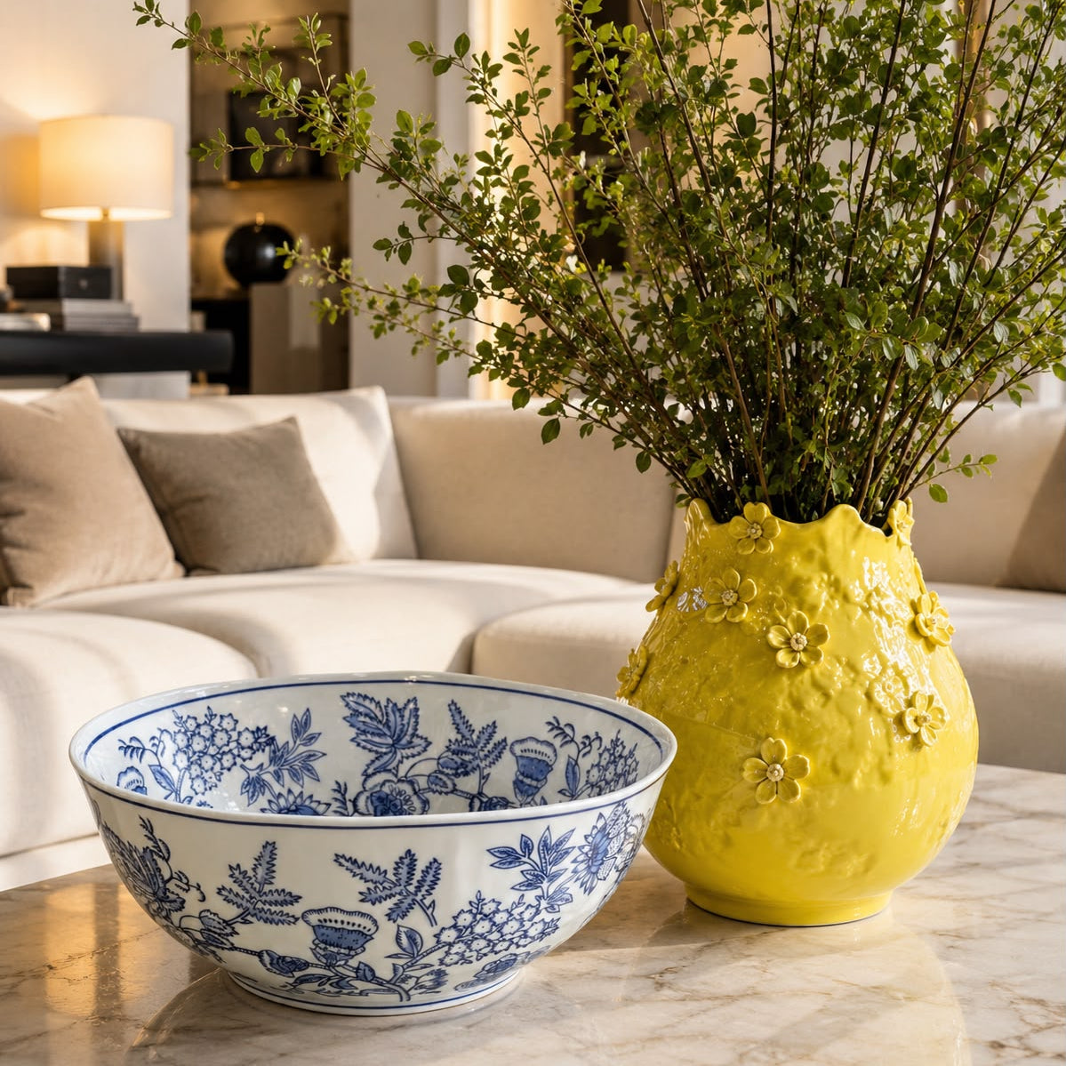 Jarron Amarillo Ceramica