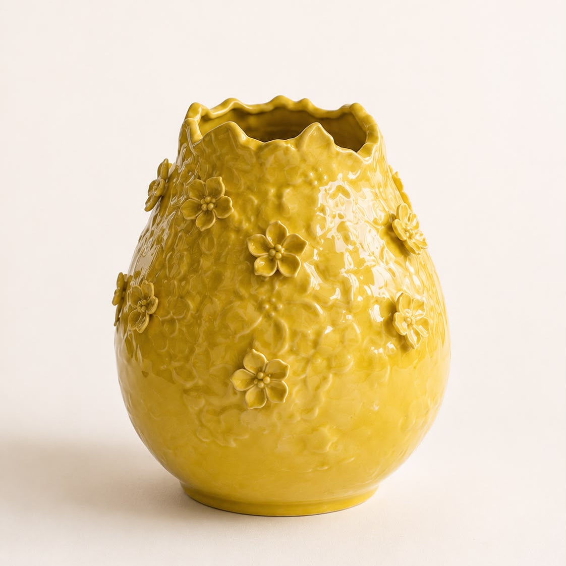 Jarron Amarillo Ceramica