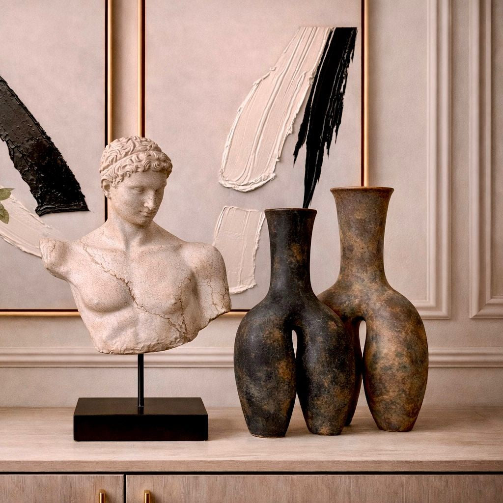 Busto Resina Blanco Romano