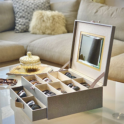 Caja para lentes Gris Lino