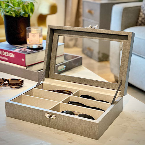 Caja para lentes Gris Lino