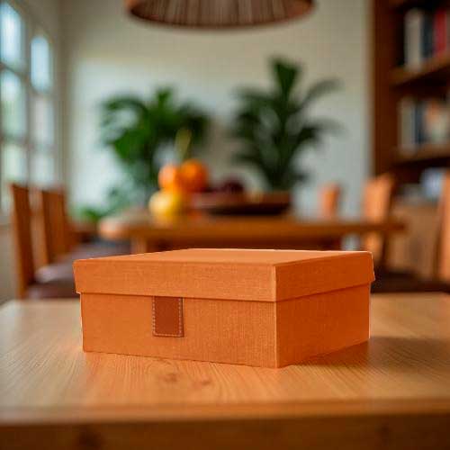 Caja para té con herraje