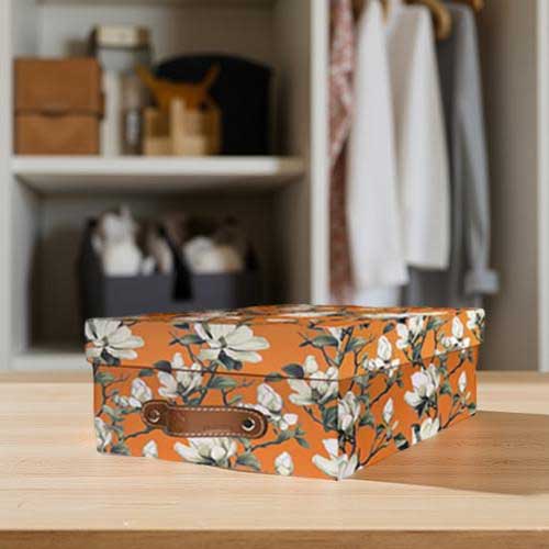 Caja organizadora para closet Magnolia Mud