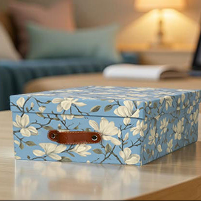Caja Organizadora en Magnolia Azul