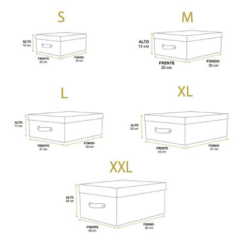 Caja organizadora para closet Vanol Negro