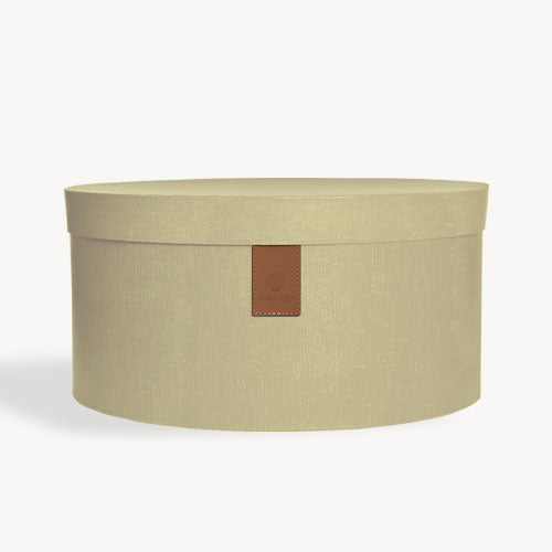 Caja redonda para closet