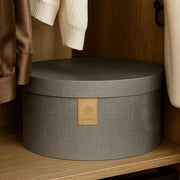 Caja redonda para closet