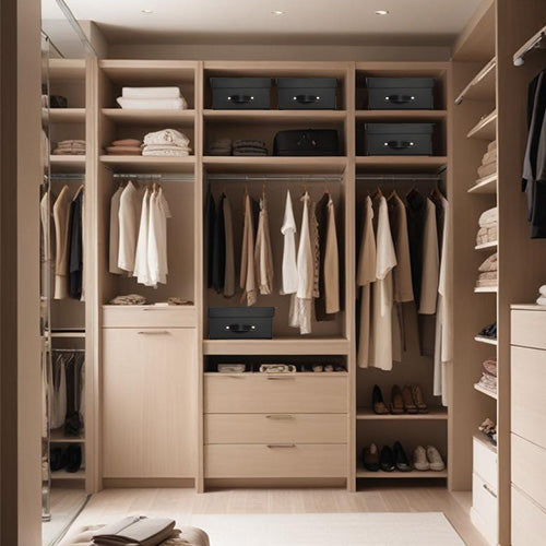 Caja organizadora para closet Vanol Negro