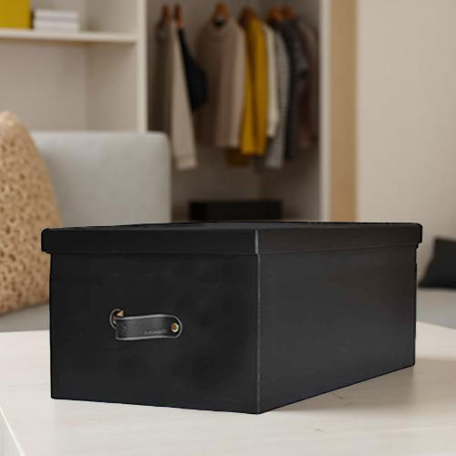 Caja organizadora para closet Vanol Negro