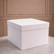 Caja para Flores Cuadrado Blanco