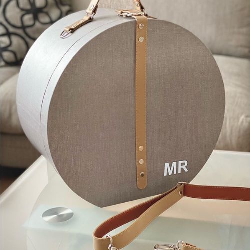 Caja de viaje para sombreros