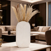 Jarrón Estirado Blanco