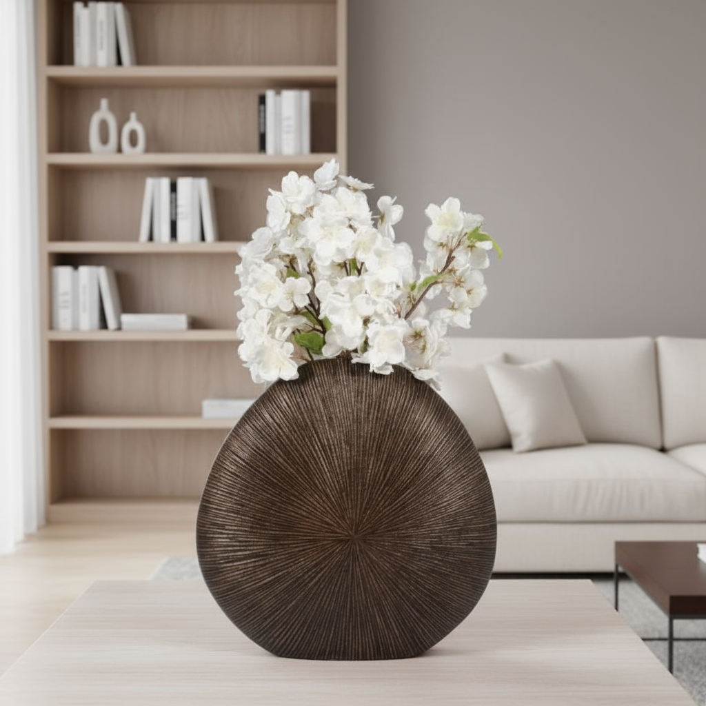 Jarrón de Metal Cobre