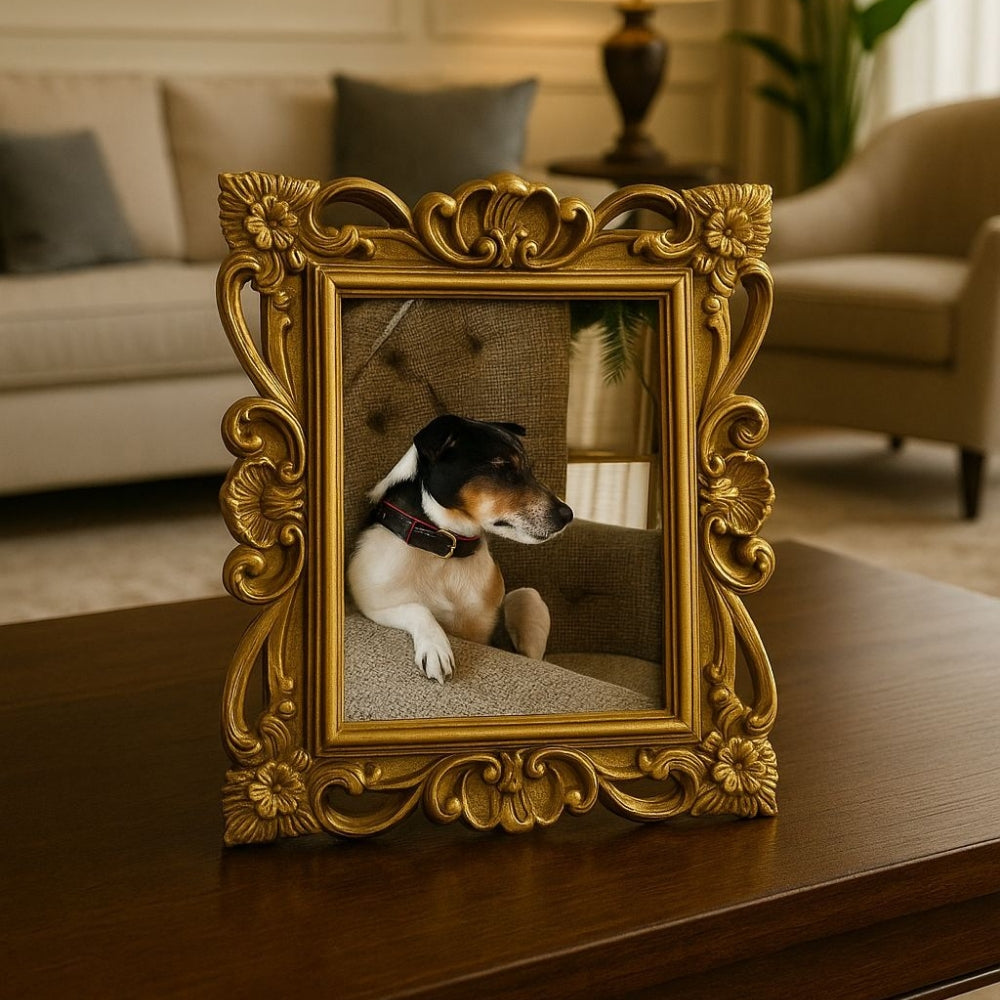 Portarretrato Dorado 5x7