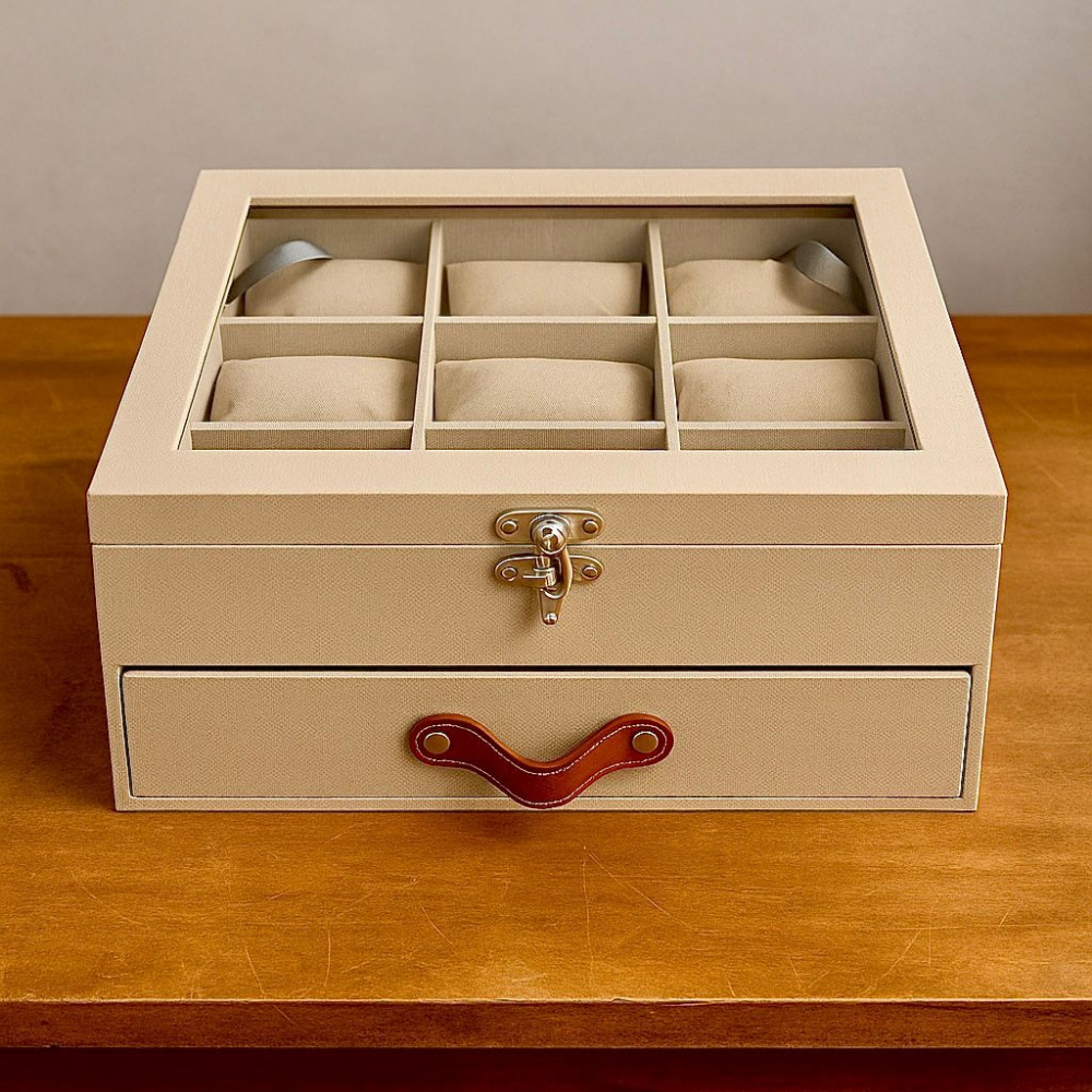 Caja Joyero para 18 Relojes