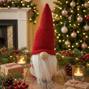 Gnomo navideño rojo