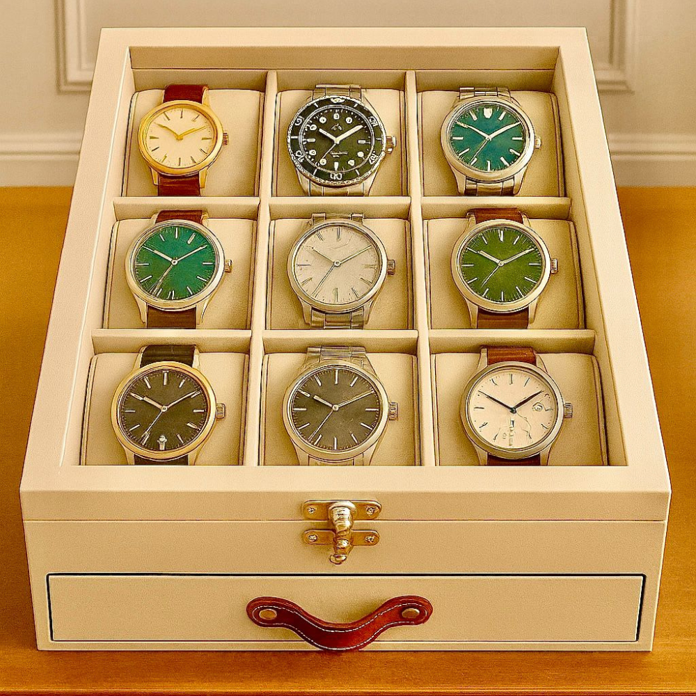 Caja Joyero para 18 Relojes