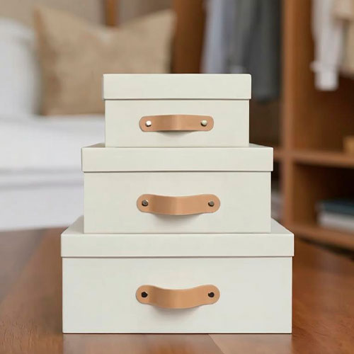 Set de 3 cajas organizadoras para closet